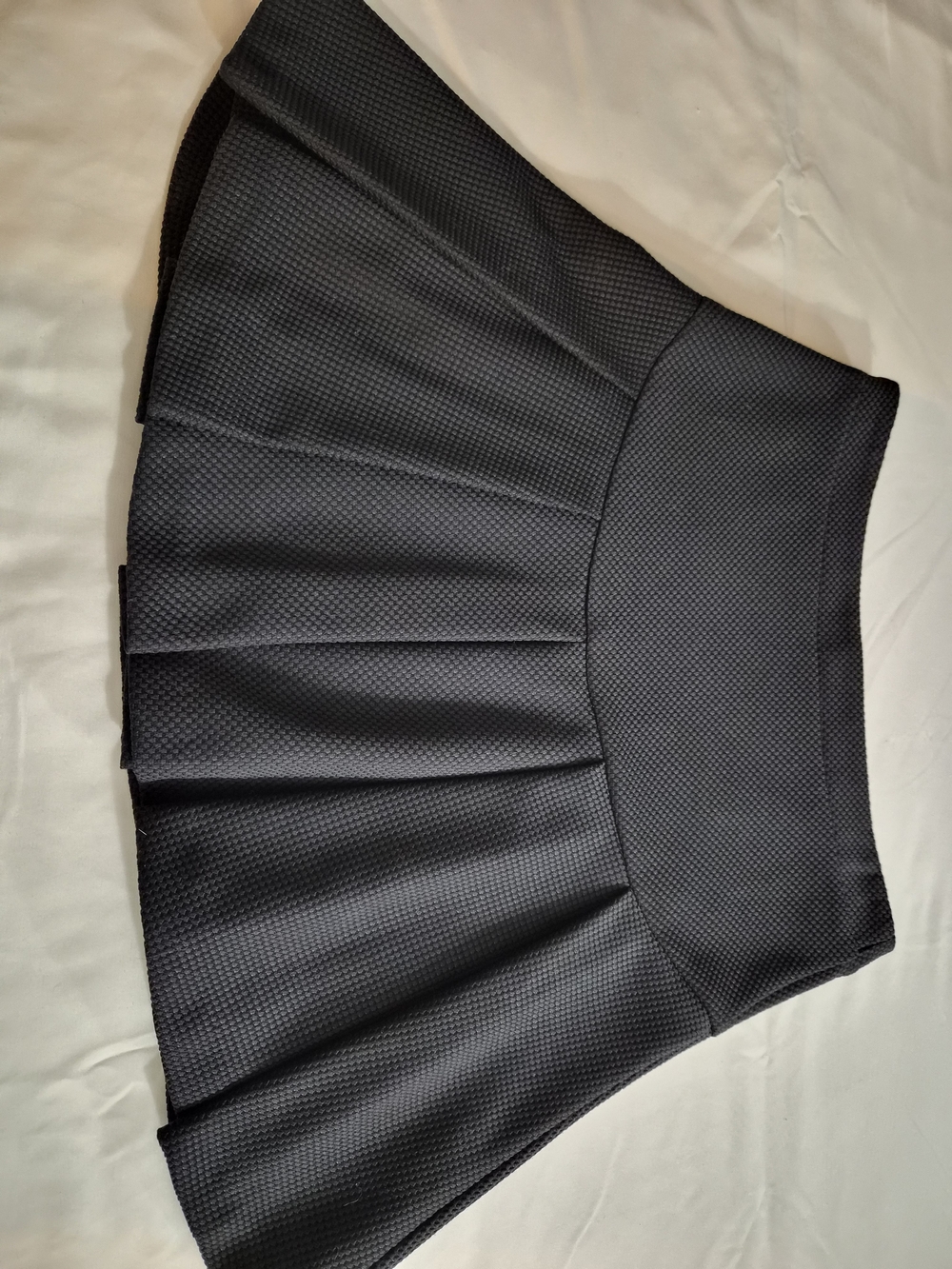 BCBGeneration Black Textured Circle Skirt